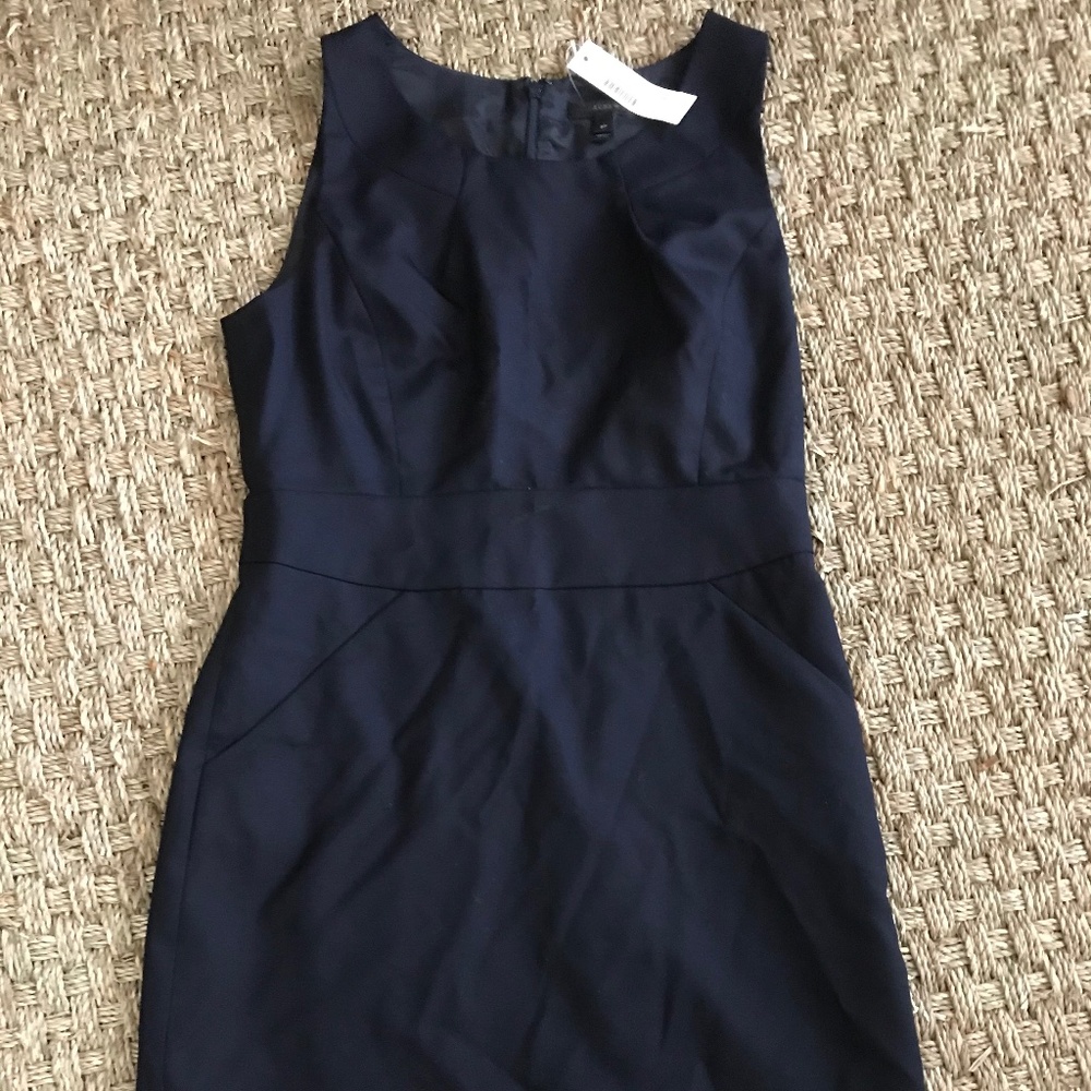 J Crew Resume Dress Navy Blue size 6P NWT